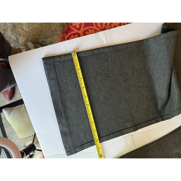 Gray NY Style & Co Ponte Mid rise Stretch Knit Pull on Bootcut Pants - XL - Picture 5 of 11